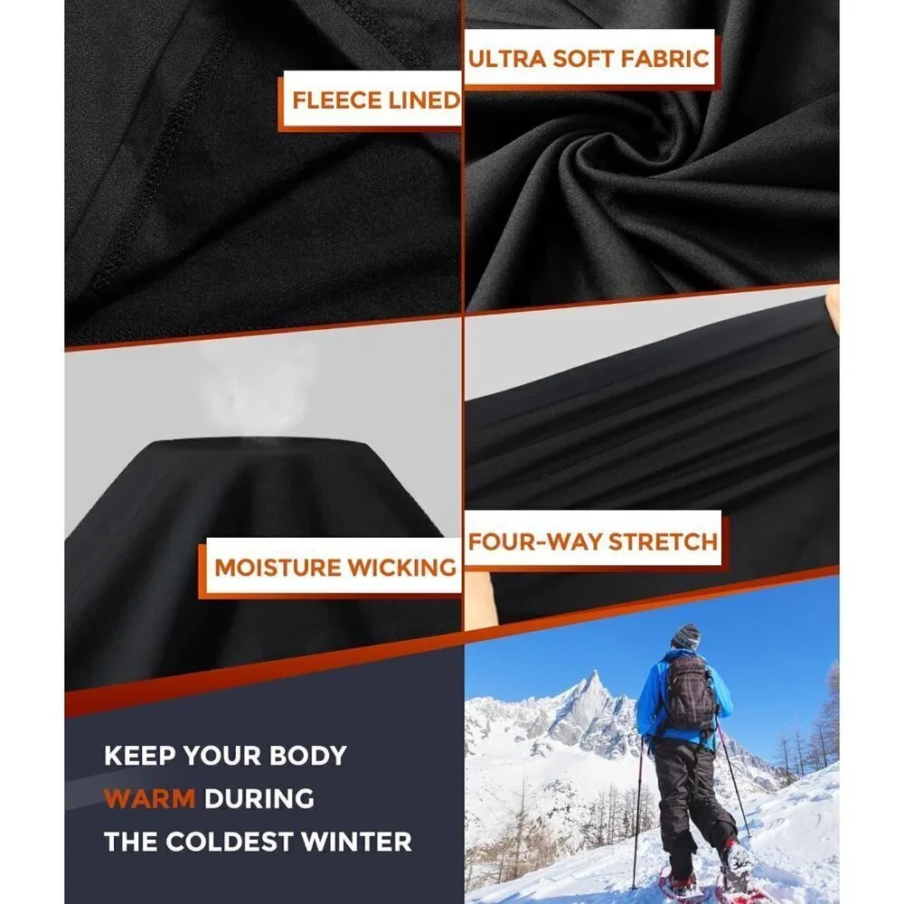Thermal Underwear Long Johns Set Mens Winter Gift Hunting Gear Sport Base Layer